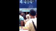 Railway police help senior citizens and handicapp to board the train