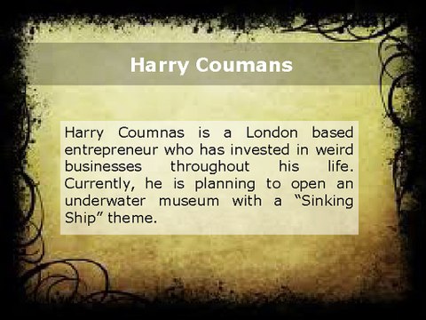 Harry Coumnas Plans To Open an Underwater Museum with a Unique Theme