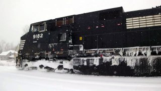 NS 938 in Delanson NY on a snowy morning 12-27-2012