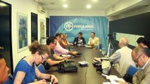 Rueda de prensa del Partido Popular de Leganés del 8 de junio de 2016