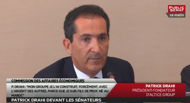 Audition Patrick Drahi - Séance Bilan application des lois - Les matins du Sénat (08/06/2016)