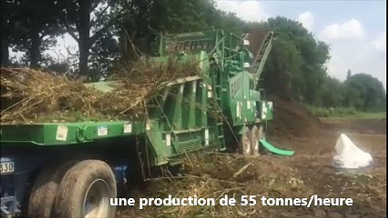 Broyeur de déchetterie pour fabrication de compost