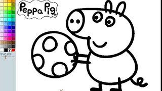 Peppa Pig Paint And Colour Games Online   Peppa Pig Painting Games
