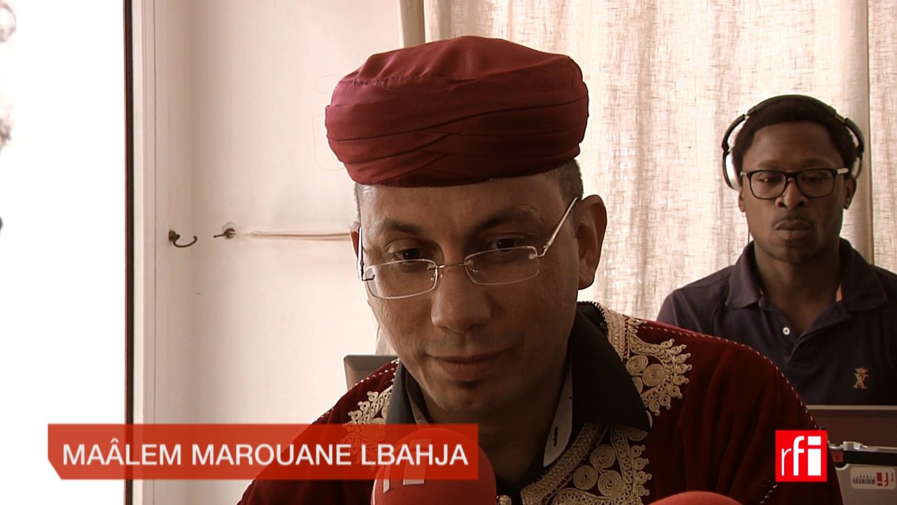 Entretien avec le maâlem Marouane Lbahja et le photographe Hassan Hajjaj - Festival Gnaoua Essaouira