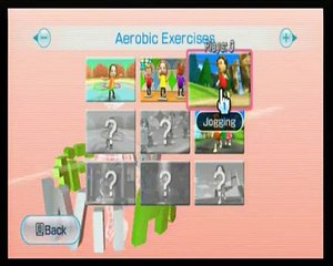 Wii Fit: Aerobic Exercises - Jogging