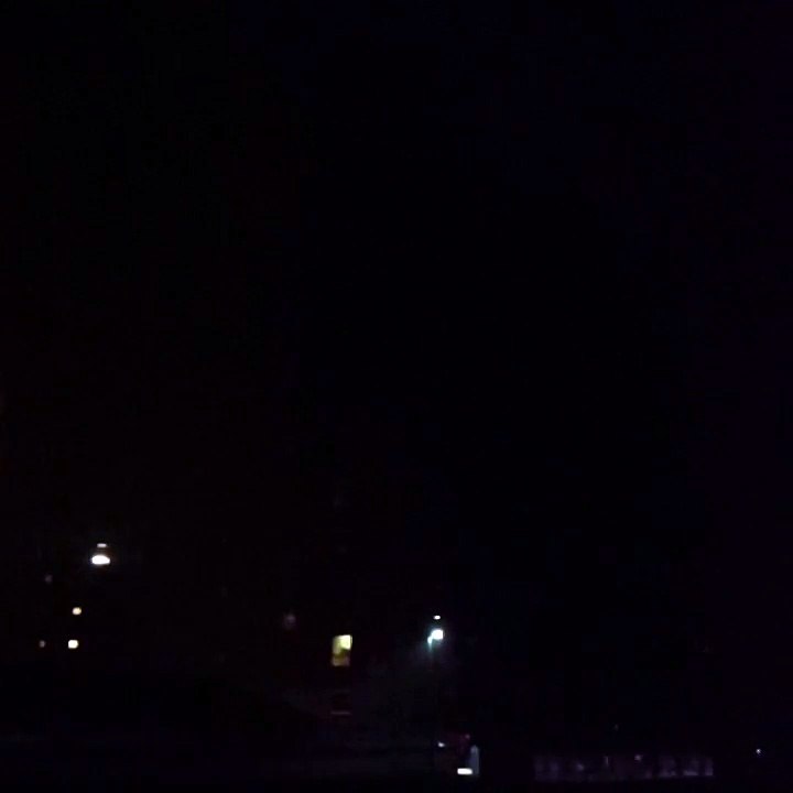 Salford Building Lit Up by Dramatic Lightning Strikes