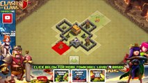 Clash of Clans Town Hall 4 Defense (CoC TH4) BEST War Base Layout Defense Strategy