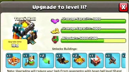 CLASH OF CLANS TOWN HALL 11 - 2015 UPDATE