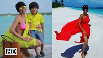 Watch Hot Mandira Bedi vacationing in Maldives Dont Miss