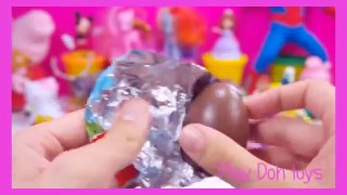 peppa pig dora play doh violetta toycars kinder surprise eggs barbie egg