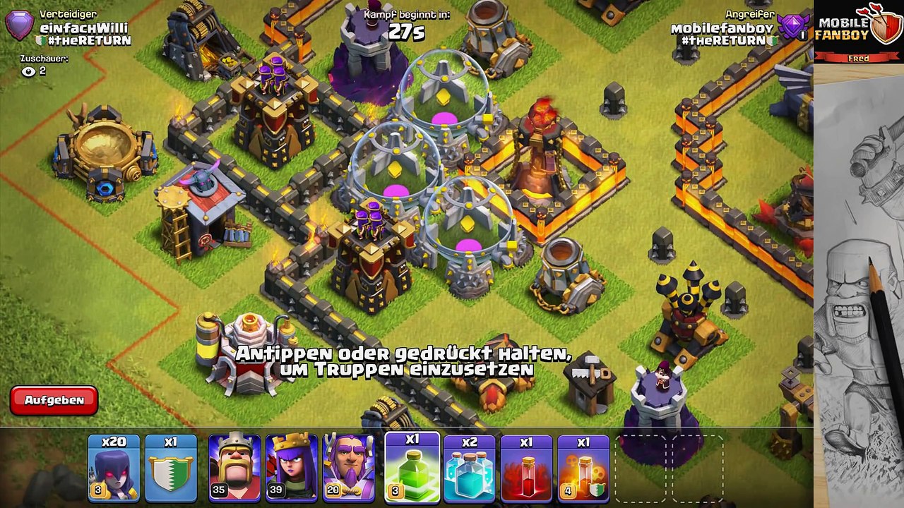 HEXEN KLONEN!    CLASH OF CLANS    Let s Play CoC [Deutsch German HD+]
