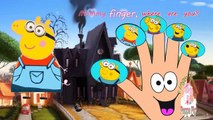 Peppa Pig Finger Family Minions - Nursery Rhymes Lyrics Kids Songs