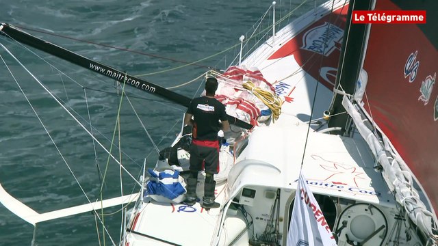 Transat New York - Vendée. Jérémie Beyou, vainqueur aux Sables d'Olonne !