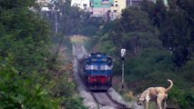 Triple diesel Locos working the Coimbatore Mumbai Ltt