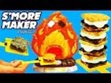 Disney | Smores Maker! Chocolate, Marshmallow & Crackers Yummy Nummies   Spiderman & Barbie DisneyCarToys