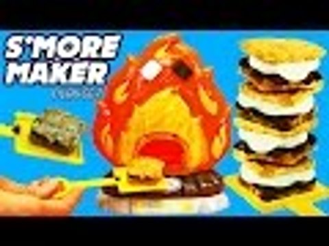 Disney | Smores Maker! Chocolate, Marshmallow & Crackers Yummy Nummies + Spiderman & Barbie DisneyCarToys