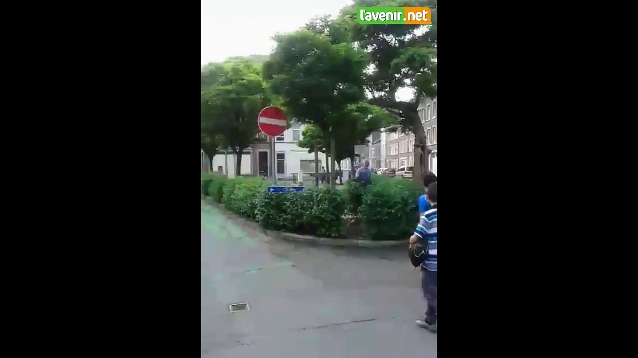 Verviers - Incendie Prés-Javais rue Marie-Henriette