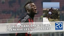 Mbaye Niang saute dans une piscine depuis un toit et s'attire les foudres des supporters