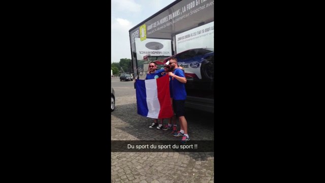 Le Snapchat BFMTV des bolides Ford des 24 heures du Mans