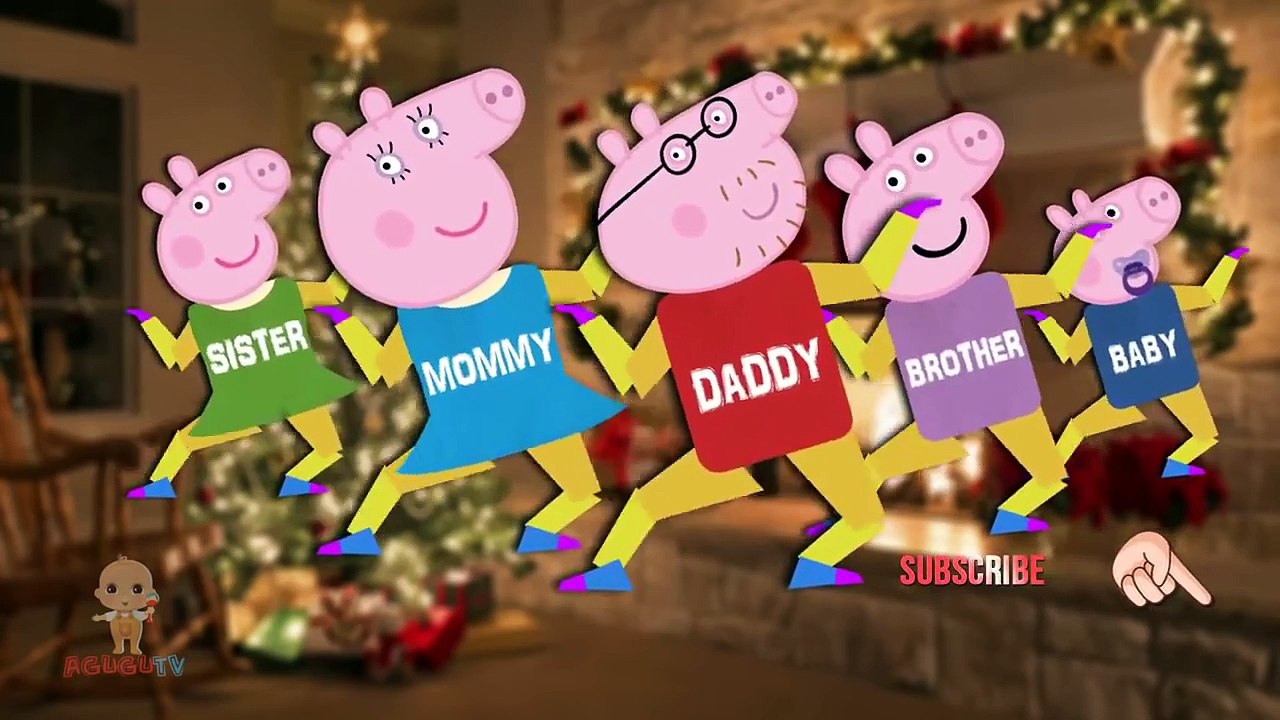 Peppa Pig Finger Family Nursery Rhymes Kidsbaby Songs  Agugu Tv