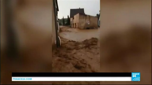 Inondations en France : des villages d'Alsace envahis par les eaux
