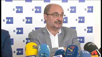 Lambán no imagina gobierno presidido por Iglesias o por Rajoy con abstención de PSOE