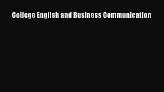 READbook College English and Business Communication FREE BOOOK ONLINE