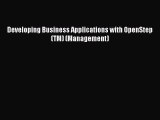 Download Developing Business Applications with OpenStep(TM) (Management) Ebook Online