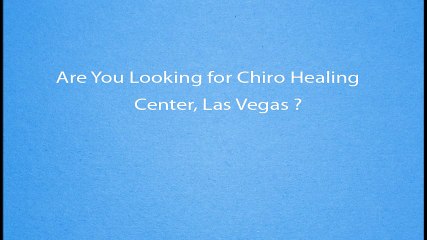 Chiropractic Healing | Call Now (702) 215-2090
