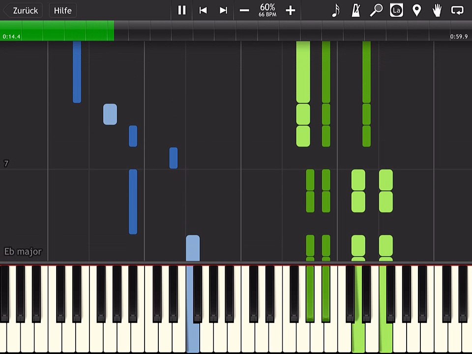 Hoch hoch... einfache Klavierbegleitung 160608