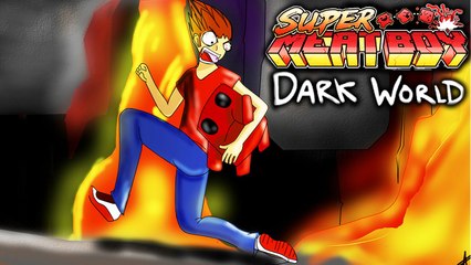 "MUERTES, GRITOS.. Y MUCHO ESTRÉS" | Super Meat Boy (Dark World)