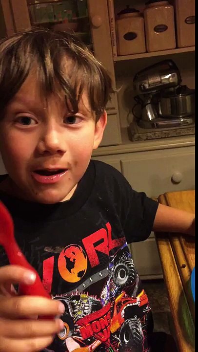 Making/Eating Chocolate Cale with Tripp