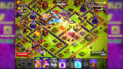 x90 NEW BOWLER! - Clash of Clans - New Update  Bowler  Attacks!