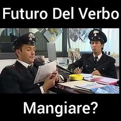 Download Video: Barzellette carabinieri - Il futuro del verbo mangiare