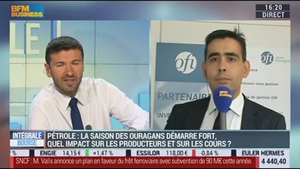 "Lé pétrole trouve une partie de sa hausse dans le recul du dollar", Benjamin Louvet - 08/06