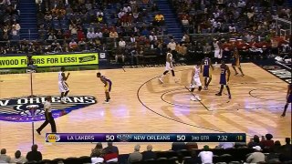 Anthony Davis 29 pts 8 rebs 3 stls 4 blks vs Lakers 21.01.2015