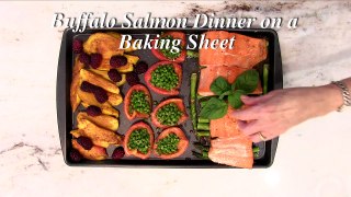 Pass-the-Pan Buffalo Salmon Dinner