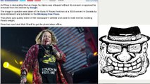 Axl Rose demands Google remove image that led to memes mocking weight