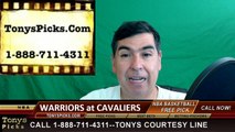 Cleveland Cavaliers vs. Golden St Warriors Free Pick Prediction Game 3 NBA Pro Basketball Finals Odds Preview