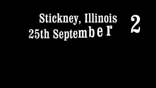 Triangle UFO formation over Stickney, Illinois 25 September 2011