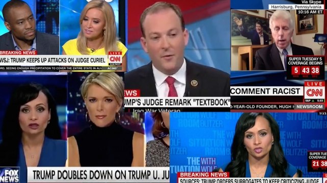 Watch Trump surrogates try to defend his 'Mexican' judge comments