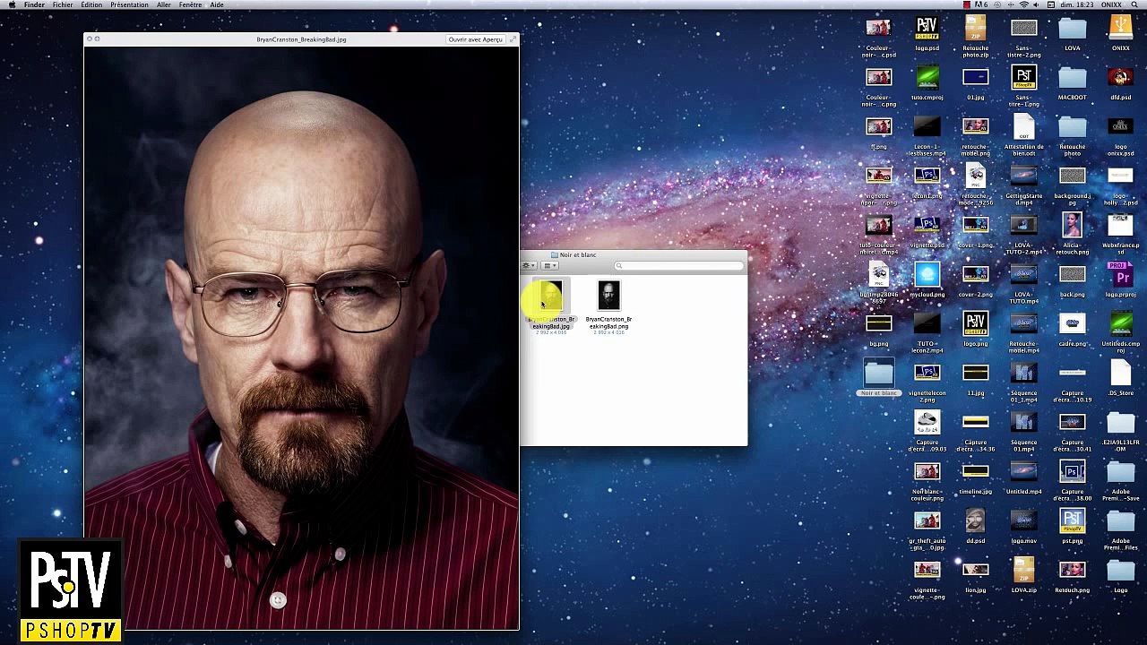 - TUTO PHOTOSHOP - Modifier un portrait en noir et blanc sur photoshop