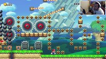 Super Mario Maker Gameplay | Expert Japanese Levels | Circumvent To Narrow Thorns | 狭すぎるトゲを掻い潜るぜ！