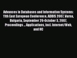 Read Advances in Databases and Information Systems: 11th East European Conference ADBIS 2007