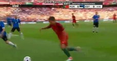 Portugal 1st BIG Chance - Portugal 0-0 Estonia - 08-06-2016