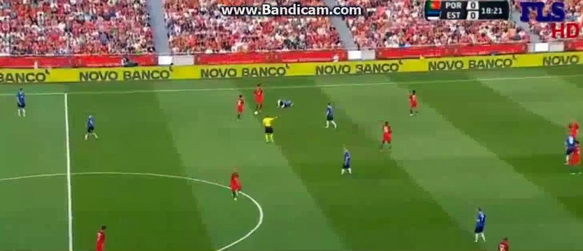 Portugal 1st BIG Chance - Portugal 0-0 Estonia 08-05-2016