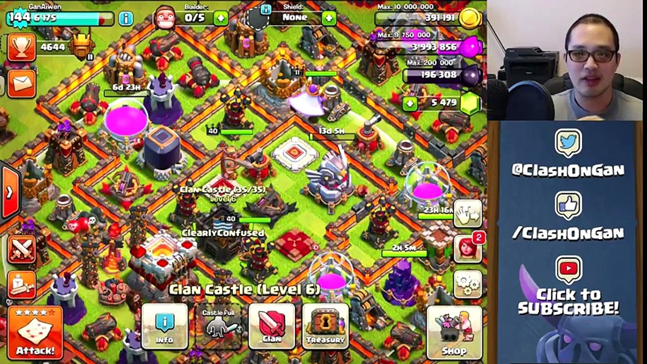 Clash of Clans UPDATE GAMEPLAY   VILLAGE GUARD BUG   COLLECTING STAR BONUS   LOOT CART