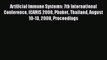[PDF] Artificial Immune Systems: 7th International Conference ICARIS 2008 Phuket Thailand August
