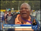 Paro de transportista en Colombia afecta a pobladores del Carchi