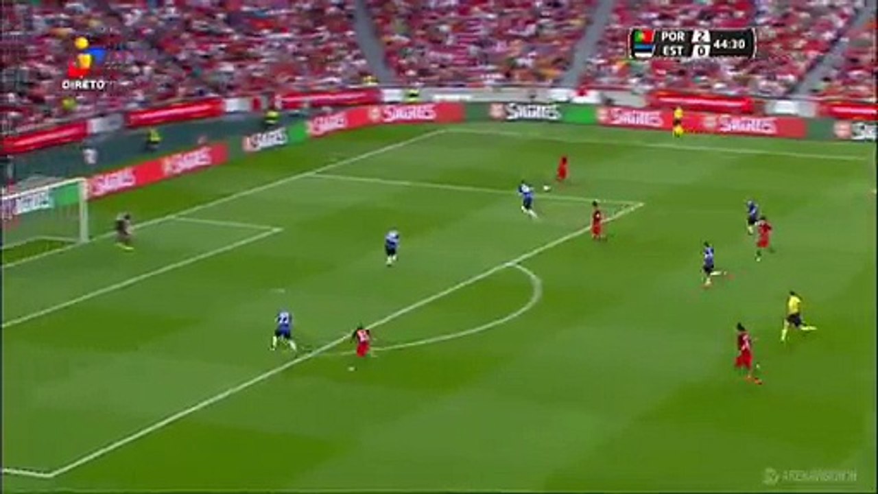 3-0 Cristiano Ronaldo Second Goal - Portugal vs Estonia 08.06.2016